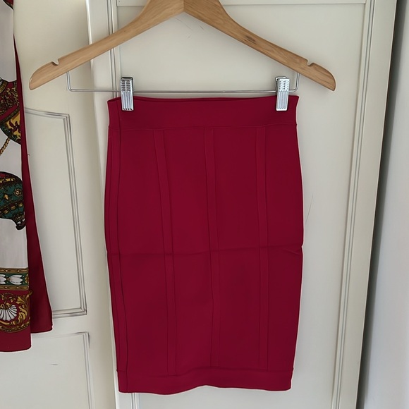 BCBGMaxAzria Red Skirt - Picture 6 of 7
